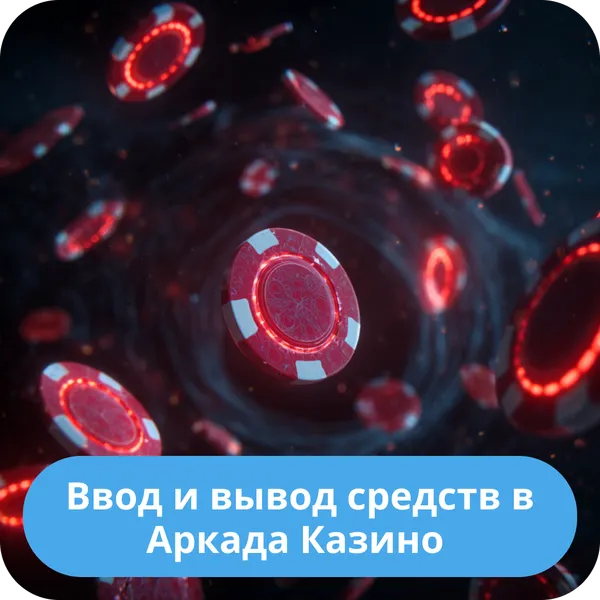 Ввод и вывод средств в Аркада Казино